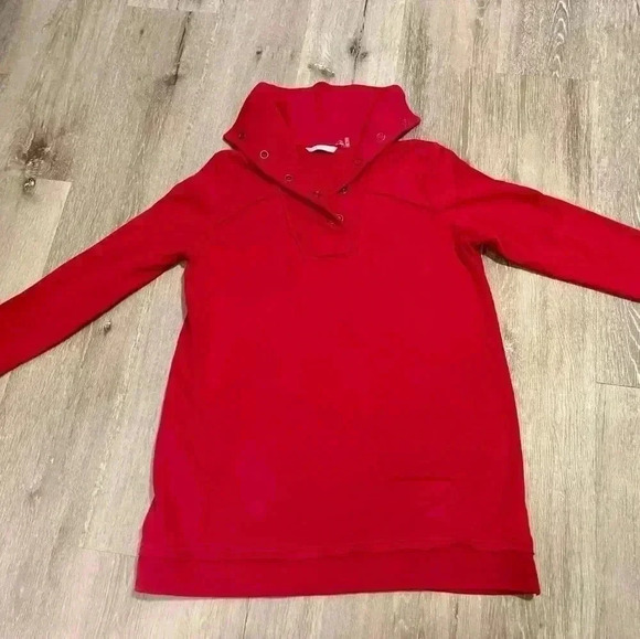 Soft surroundings women's size medium red sweater - Picture 1 of 6